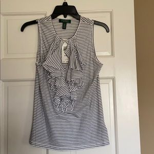 Ralph Lauren striped cotton tank
